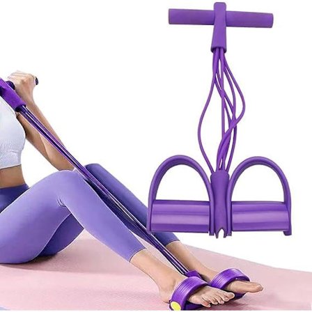 Multifunksjonelt spenningsrep | Elastisk yogapedaltrekker | Trekkmotstand | Sit Up treningsutstyr | Unisex trening | Motstandsrep