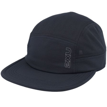 2XU - Svart 5panel Keps - Light Speed Cap Black/Silver Reflective 5-Panel @ Hatstore