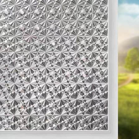 (30x200cm) Elektrostatisk Anti-Glare Vinduefilm, Uigennemsigtig Anti-UV W