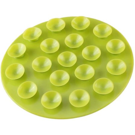 1 bestikssugerkopp, sklisikker matmatte, underlag (grønn)