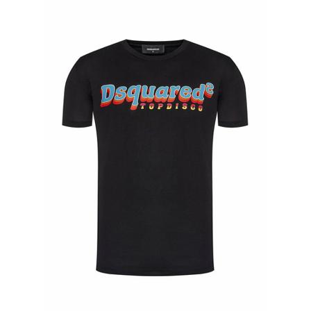 Dsquared2 Vintage logo cotton t-shirt Sort, Herre T-shirts