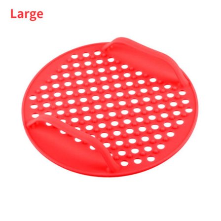 Återanvändbara Air Fryer Liners Non-Stick silikondyna Matkorg röd L