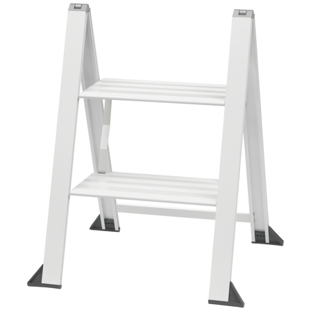 W.steps Vikingstep Colour Stigekrakk 2 trinn Hvit, Stiger & stillaser