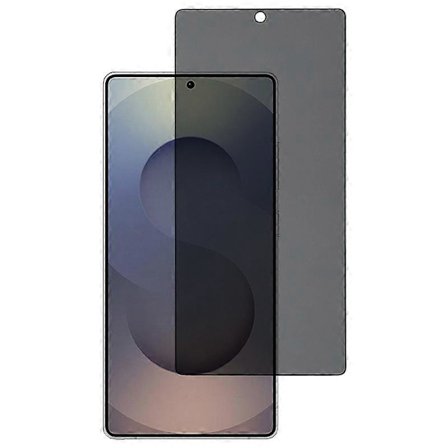 Til Samsung Galaxy S21+ 5G Hærdet Glas Silketryk Anti-kig Fuld Dækning Skærmbeskyttelsesfilm Sort