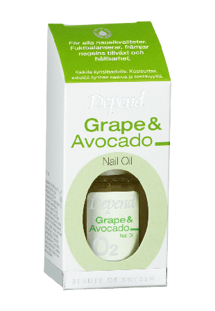 Depend O2 Grape & Avocado Nail Oil Nagelvård Dam 1 PCS