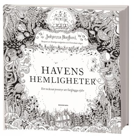 Havens hemligheter : ett tecknat äventyr att färglägga själv - Bok av Johanna Basford - Danskt band