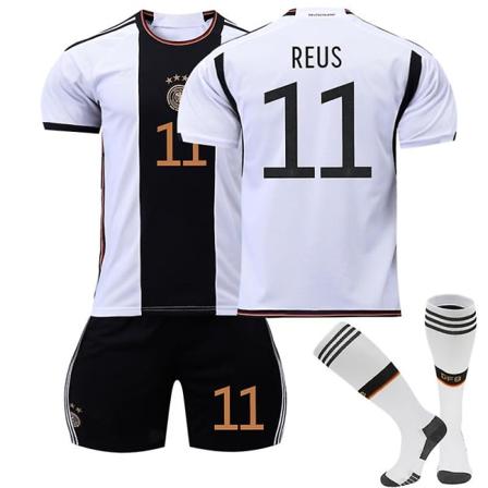 Reus 11# Paita Koti 22-23 Kausi Saksa Jalkapallo T-paidat Paita Lapset 20(110-120CM)