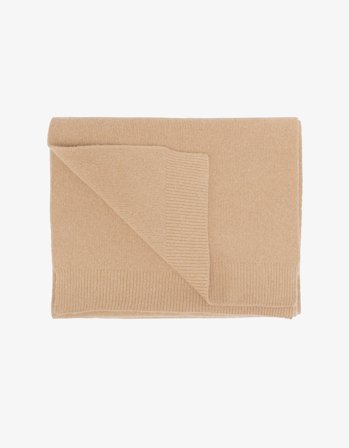 Merino Wool Scarf - Honey Beige - One Size