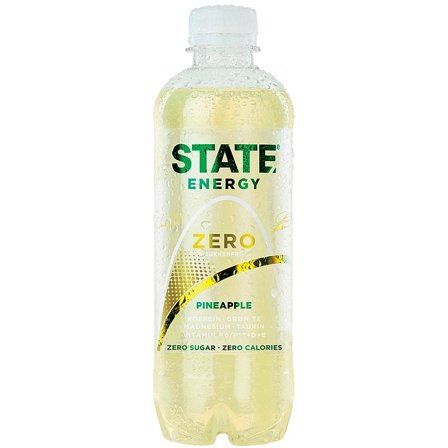 State Drinks Energy Drink Pineapple Zero/ 400 ml, Sport & Velvære, Protein & Energi, Energidrikke