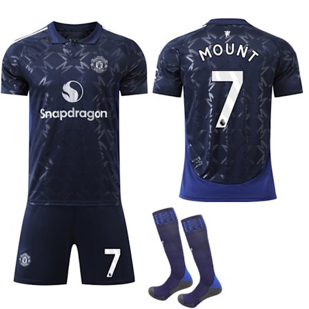 2024-2025 Manchester United Bortalag Barn Fotbollströja Kit