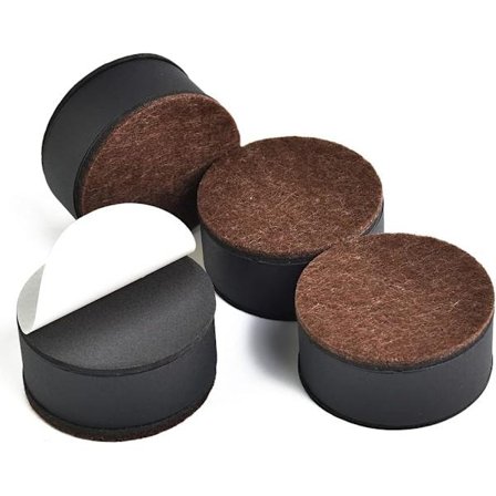 Robusta sängförhöjare i metall för trämöbler, sängramförhöjare med extra höjd för rengöring, kraftiga möbelförhöjare, extra förvaringsutrymme