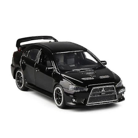 Mitsubishi Lancer Evolution X Diecast Model Bil Leksak -q69(Svart)