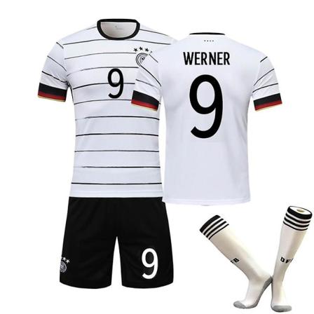 T-shirtshorts För Träning I Tysk Fotbollströja Passar Ny Säsong S Werner 9