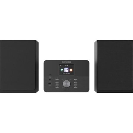 Mikro ljudsystem - SENCOR - SMC 5100WDB - 50 W - CD/MP3, internetradio/DAB+, Wi‐Fi - Svart