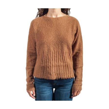 Mauro Grifoni, Round-neck Knitwear Bruin, Dames, Maat:M