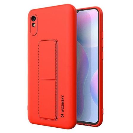 Wozinsky Xiaomi Redmi 9a/9at Skal Kickstand Silikon - Röd