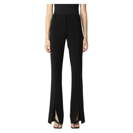 Pinko, Wide Trousers Czarny, Kobieta, Rozmiar: M