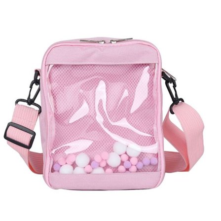 Transparent axelväska för damer, söt sling bag för flickor, japansk messengerväska för tonåringar, crossbody-väska, söt liten väska