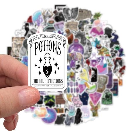 Klistermärken - Trolldryck och Magi - 100 st