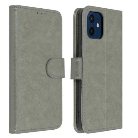 Apple iPhone 12 / 12 Pro beskyttelsesetui med kortholder Stand Funktion Grå Grå