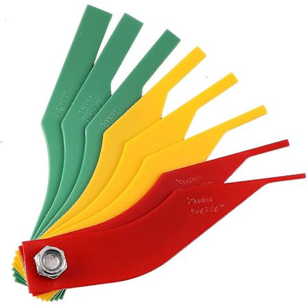 Bremseskiver Tykkelsesmåler, Bilværktøj Bremseskiver Måler, Bremsbeklædning Tykkelsesmåler Til Bil, Lastbiler