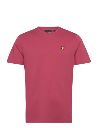 Plain T-Shirt T-shirts Short-sleeved Burgunder Lyle & Scott*Betinget Tilbud