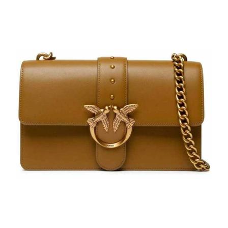 Pinko, Shoulder Bags Brązowy, Kobieta, Rozmiar: ONE Size