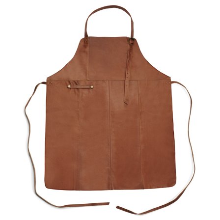 Apron | Mocca Goat Leather for Men - Gifts for foodies