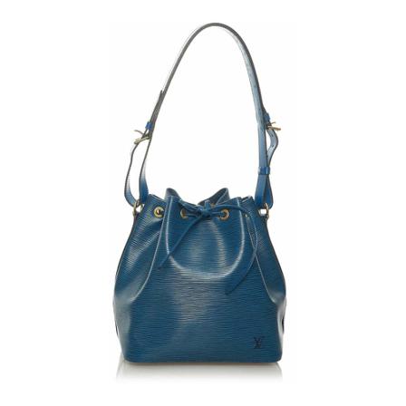 Louis Vuitton Vintage, Pre-owned Bag Blauw, Dames, Maat:ONE Size,leer
