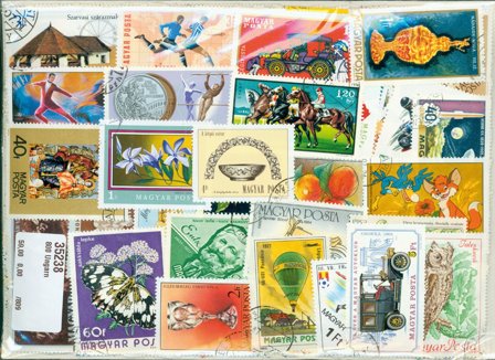 Ungarn - Frimærkepakke - 800 forskellige