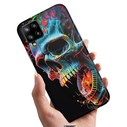 Deksel / Mobildeksel til Samsung Galaxy A12 - Skull