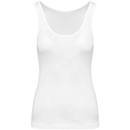 Kariban Dam/Dam Ekologisk Enfärgad Tank Top L Vit