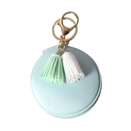 2-Face Mirror Makeup Mirror SKY BLUE - spot sales