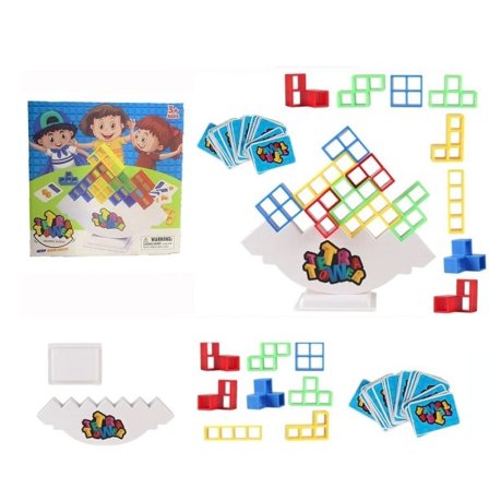 Beste kvalitet stabling blokker Tetra tårn balanse spill stabling byggeblokker puslespill brett montering klosser pedagogiske leker