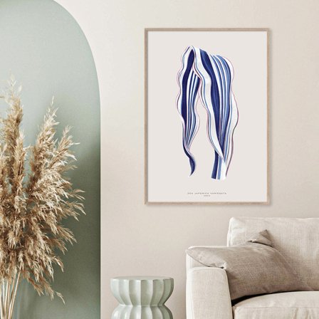 Zea Japonica Variegata — Plakat med flot illustration af plante fra Nature Remixed by Gehalt