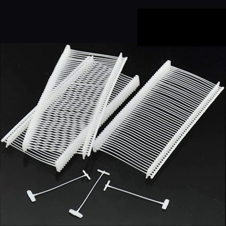 5000 stk. 50 mm hvite merkestikker for merkepistol for etiketter, merker og mer