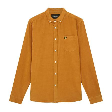 Lyle & Scott Shirt , Bruin , Heren , Maat: S