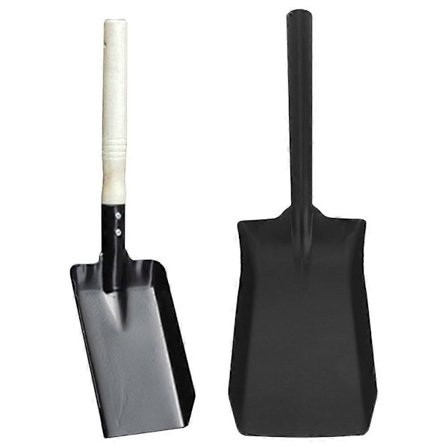 2 st Trädgårdsspade Huvud Jordbruk Järnspade Kolspade Hem Liten Spade Verktyg