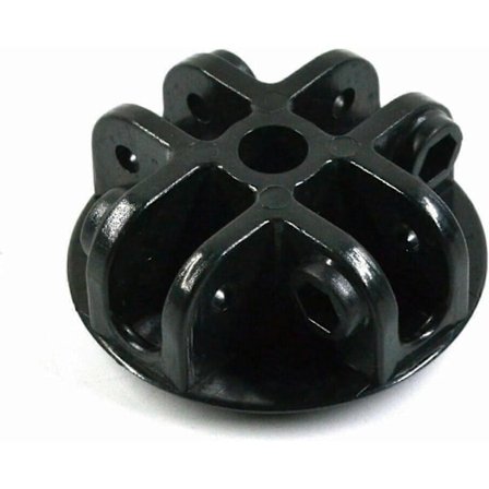 Pop-up Pavillon Telt Reservedele 4-Vejs Tag Center Connector Beslag Udskiftning Sort