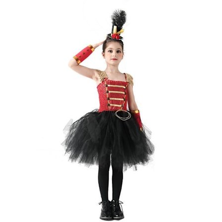 Flickor Circus kjol kostym Set för Halloween Party