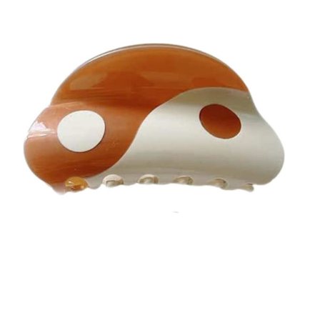 Yin Yang hårklips for kjæreste Punk Goth Vintage hårspenner hårpynt estetiske gaver-Liten svart,WZ-1555R