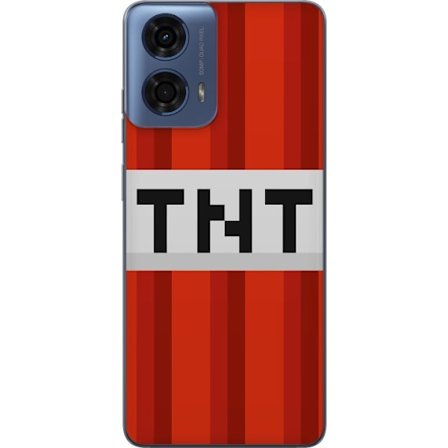 Yhteensopiva Puhelinkuori Motorola Moto G04 Minecraft TNT