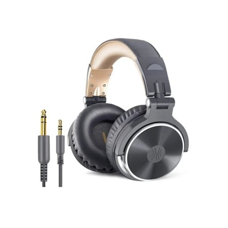 Gamingheadset med mikrofon Ps4 Ps5 Over Ear Hörlurar Studio Trådbundna Hörlurar Vikbara Lätta Hörlurar med YEMAESRE