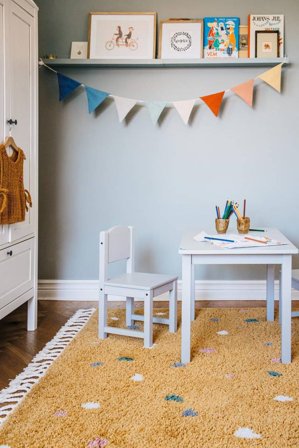 Tappeto Bambini Peloso Confetti - Giallo 160X230 In Stile Moderno