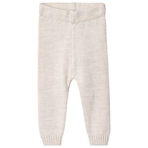 Little Jalo Cream Knitted Baby Trousers 56 cm - Bottoms - 56 cm - Cream - Mädchen