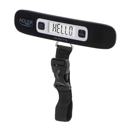 Digitaalinen matkatavaravaaka LCD-näytöllä ja 50 kg:n kapasitee