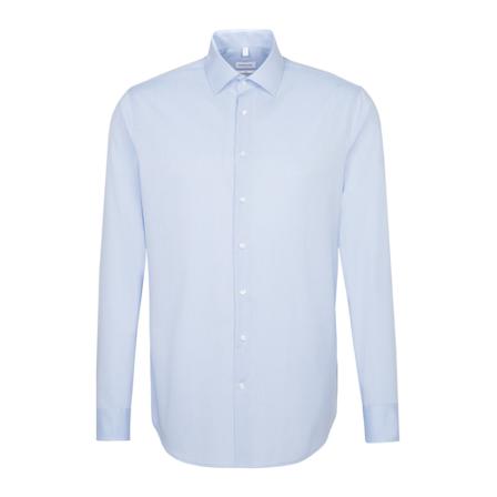 Seidensticker Business Shirt Slim , Blauw , Heren , Maat: S