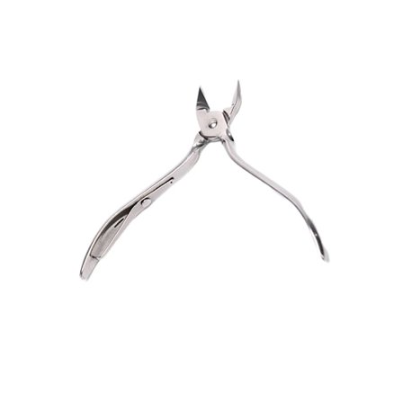 Buet tupp, rustfritt stål, tynn blad, neglebåndssaks, negleklippere, trimmer, fjerner av død hud, manikyrpleie, pedikyr, trimtang