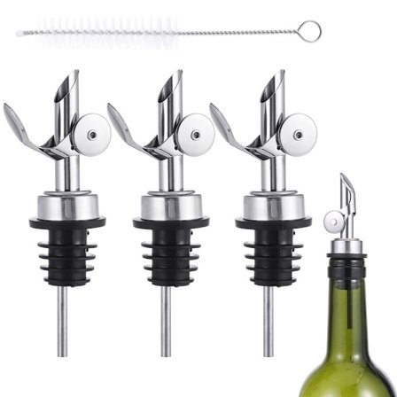 Vektet vinheller i rustfritt stål SØLV - salg