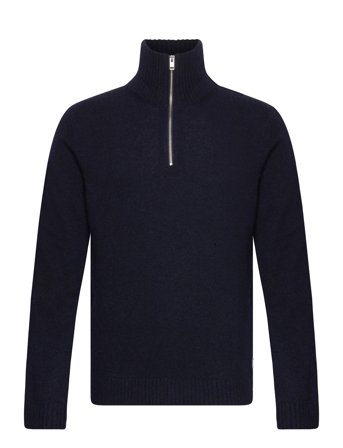 Lindbergh | Lambswool Half Zip Knit Oversize Co | XL